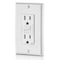Leviton GFCI Receptacle, 15A, 125Vac, 5-15R, White GFTR1-W - alternate 1